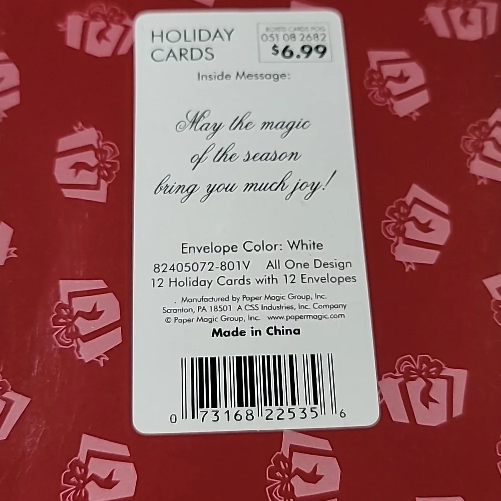 Holiday cards‎ for photos x2 boxes